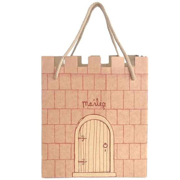 NEW Maileg Castle Gift Bag Play House Rose Pink - Picture 4 of 7